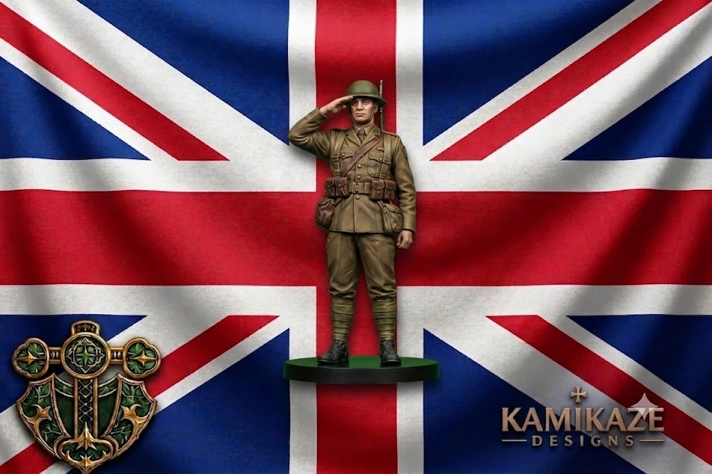 WW1 British Infantryman Salute