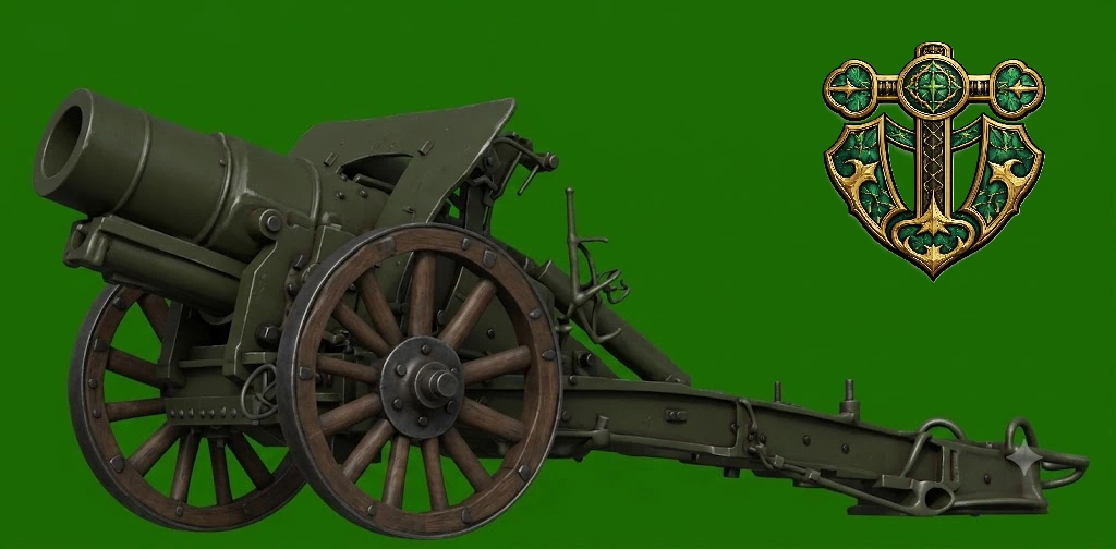 View 2 of WW1 British 9.2-inch Howitzer
