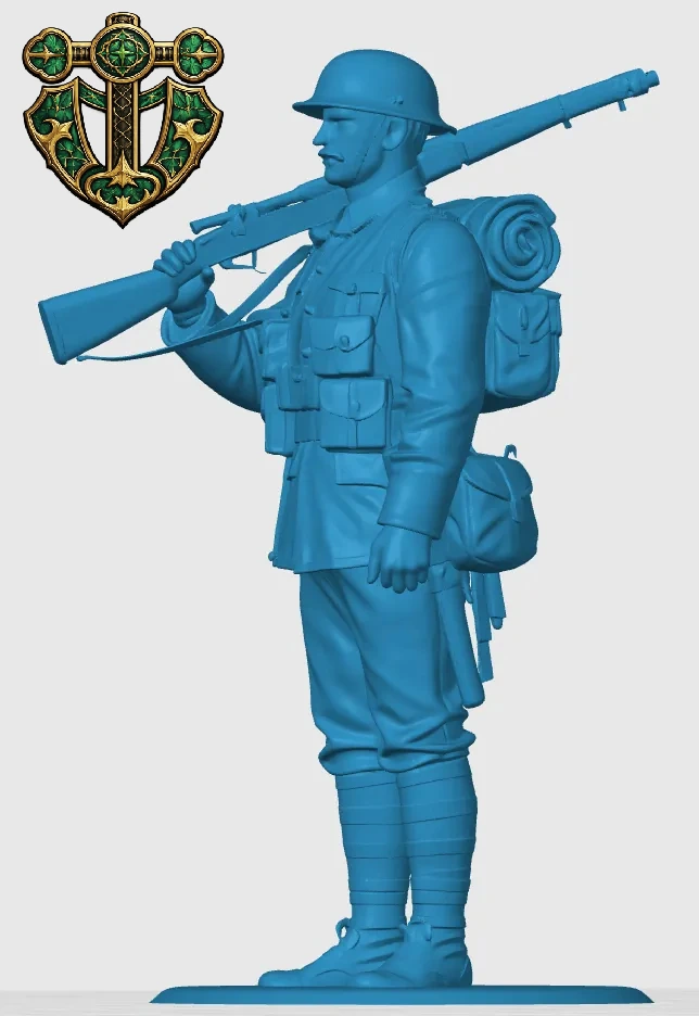 View 3 of WW1 British Infantry Soldier 5