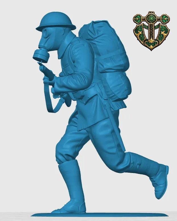 Vista 3 de WW1 British Infantry Soldier 4