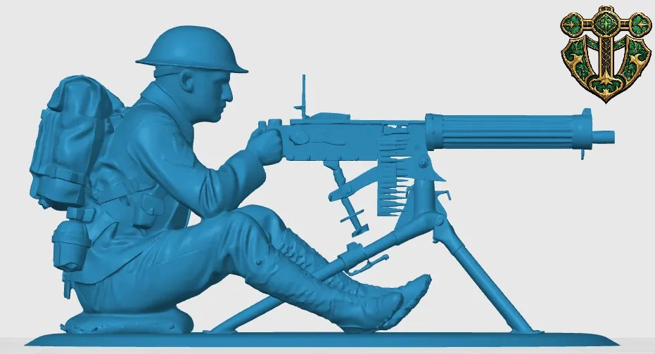 View 4 of British Machine Gunner