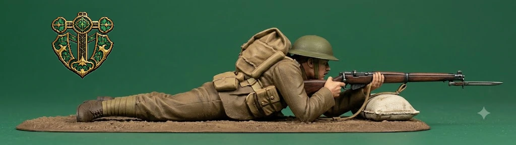View 2 of WW1 British Infantry Soldier 3