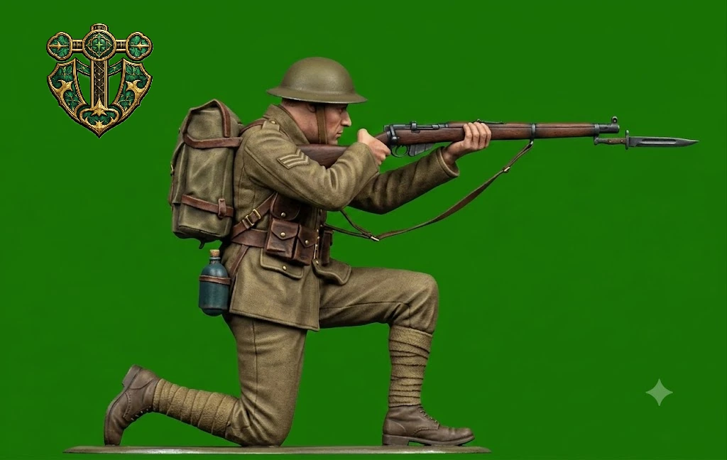 View 2 of WW1 British Infantry Soldier 2