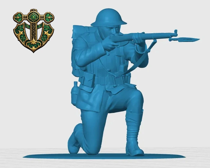 View 3 of WW1 British Infantry Soldier 2