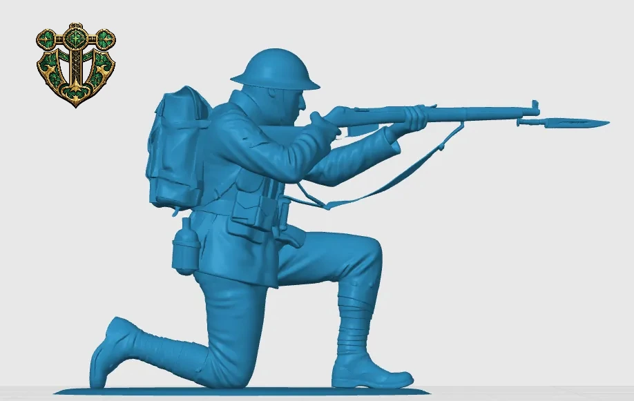 View 4 of WW1 British Infantry Soldier 2