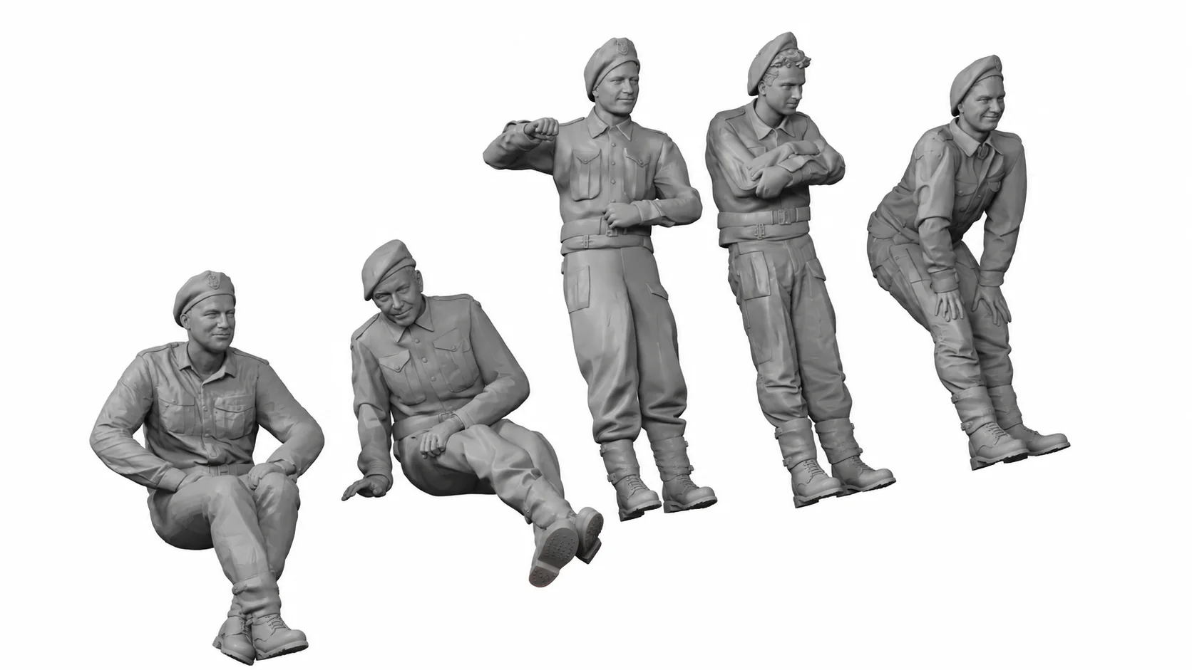 Canadian Sherman Tank Crew