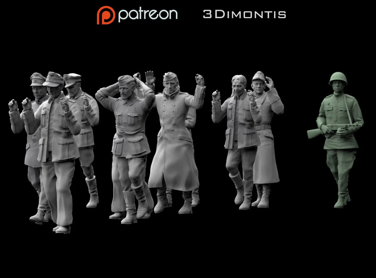 Vista 2 de Captured German Soliers 1.72