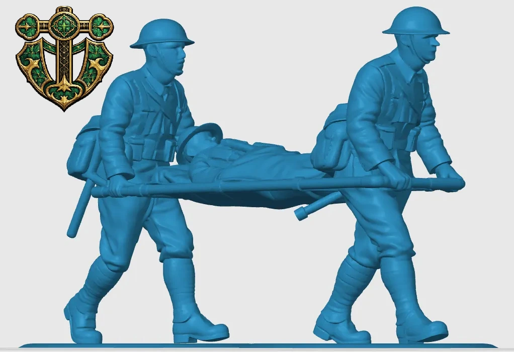 View 4 of WW1 British Medic Stretcher Crew