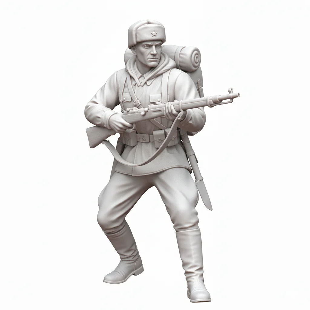 Vista 2 de Russian Soldier WW2