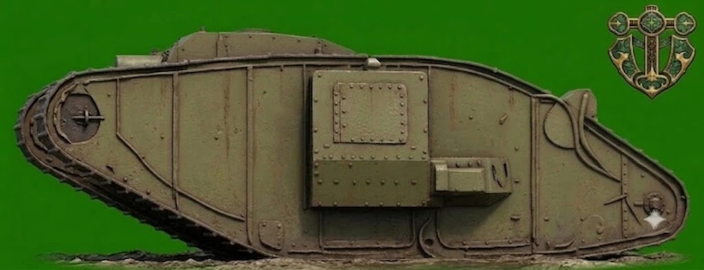 View 2 of WW1 British Mark IV Tank