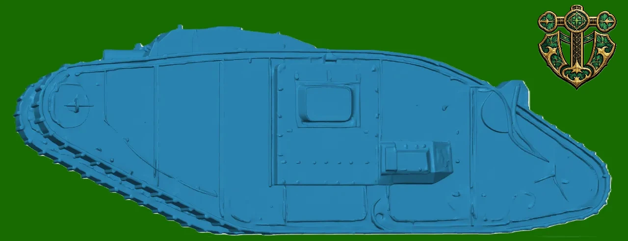 View 3 of WW1 British Mark IV Tank