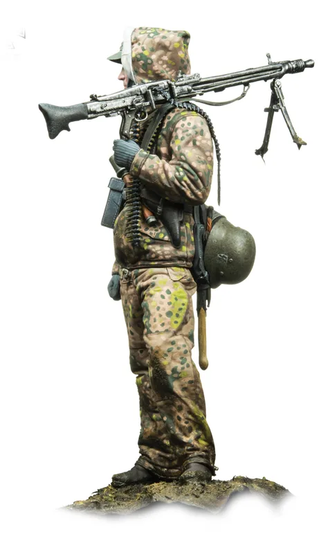 Vista 5 de Soldado Shütze MG-42 SS 1944