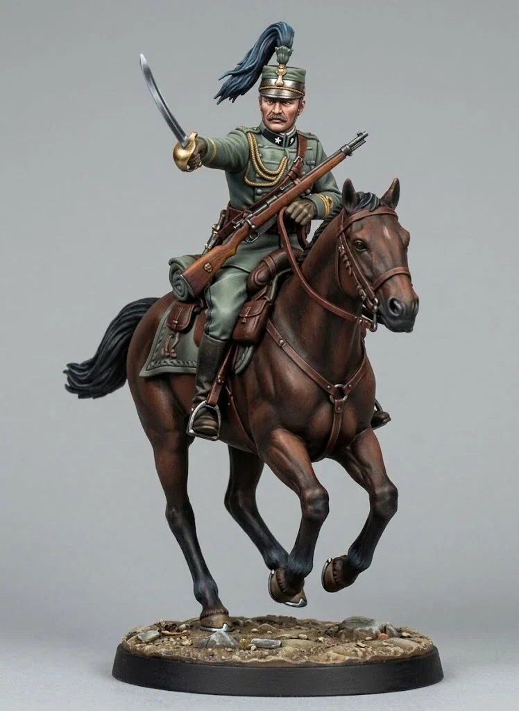 Vista 2 de WWI Italian Cavalry Officer