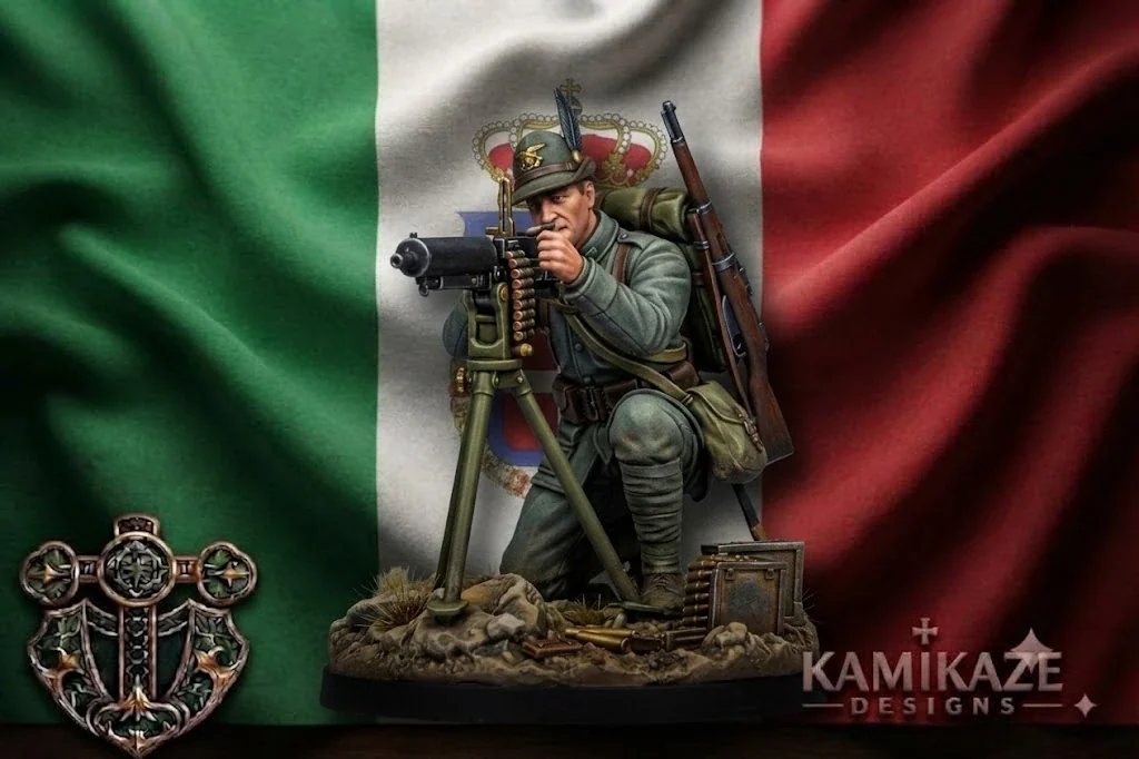 WWI Italian Machine Gunner