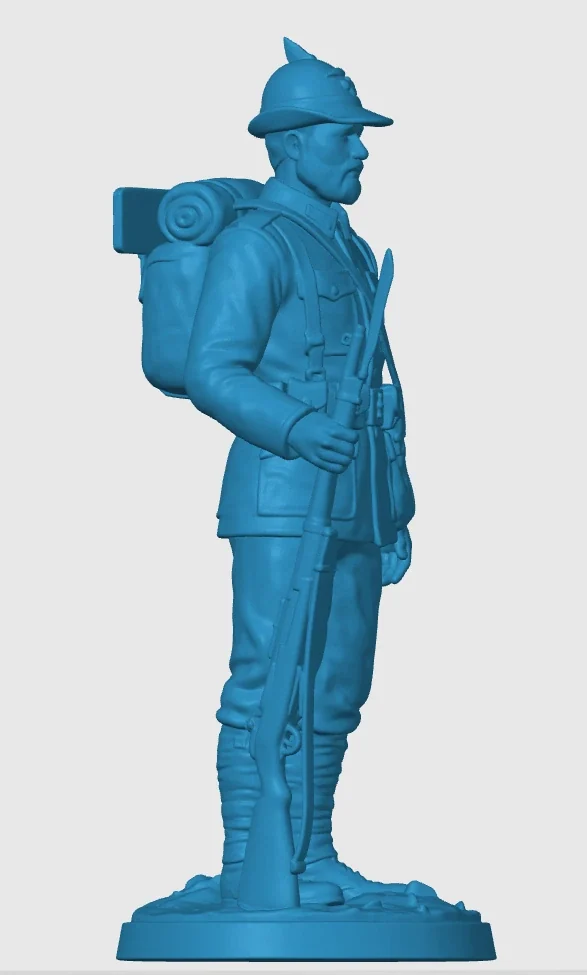 View 4 of WWI Italian Alpino Soldier