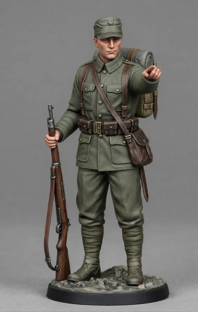 View 2 of WWI Italian Infantry Officer