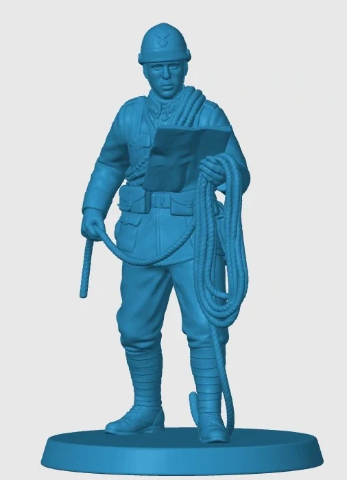 View 3 of WWI Italian Climber Soldier