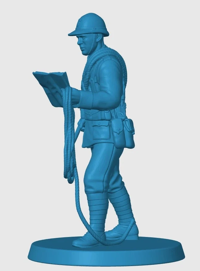View 4 of WWI Italian Climber Soldier