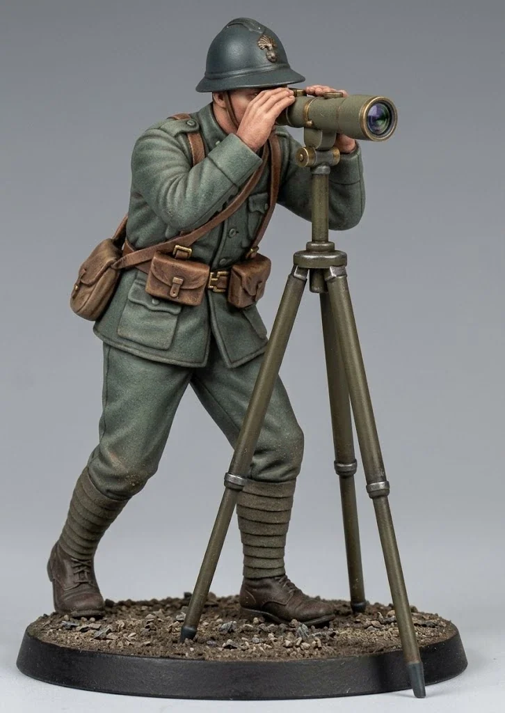 View 2 of WWI Italian Infantry with Periscope