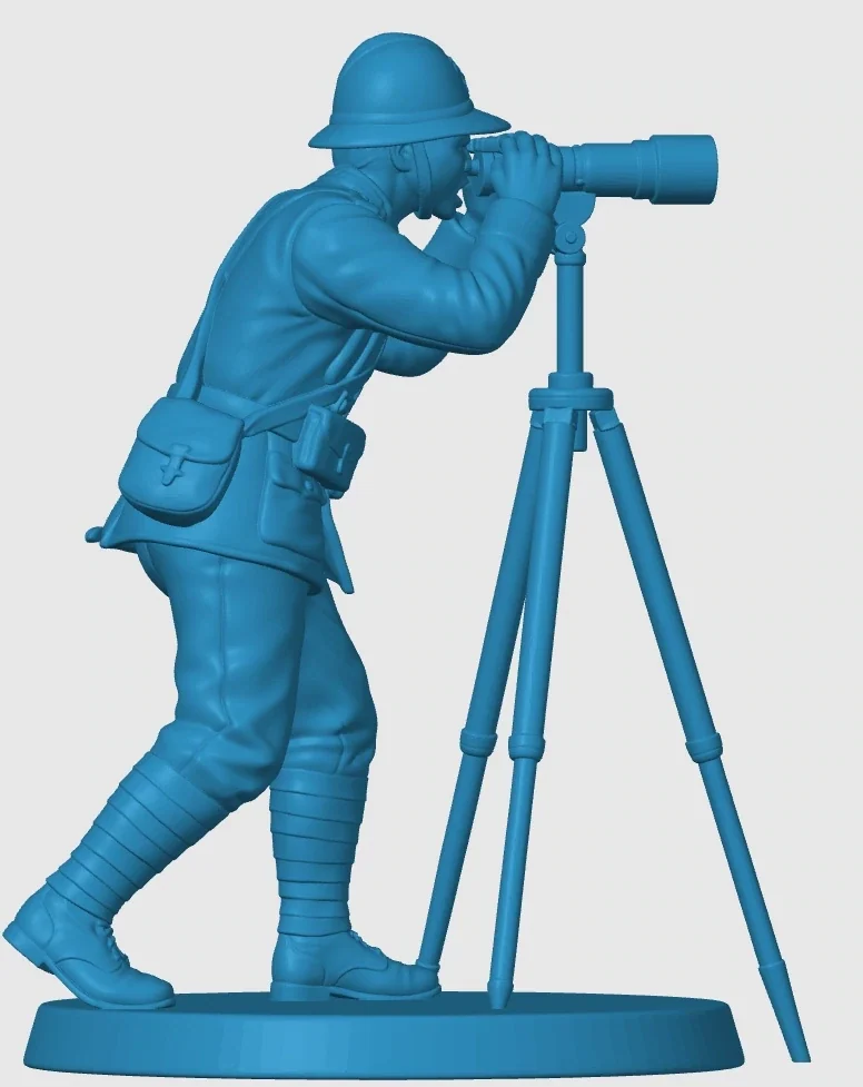 View 3 of WWI Italian Infantry with Periscope