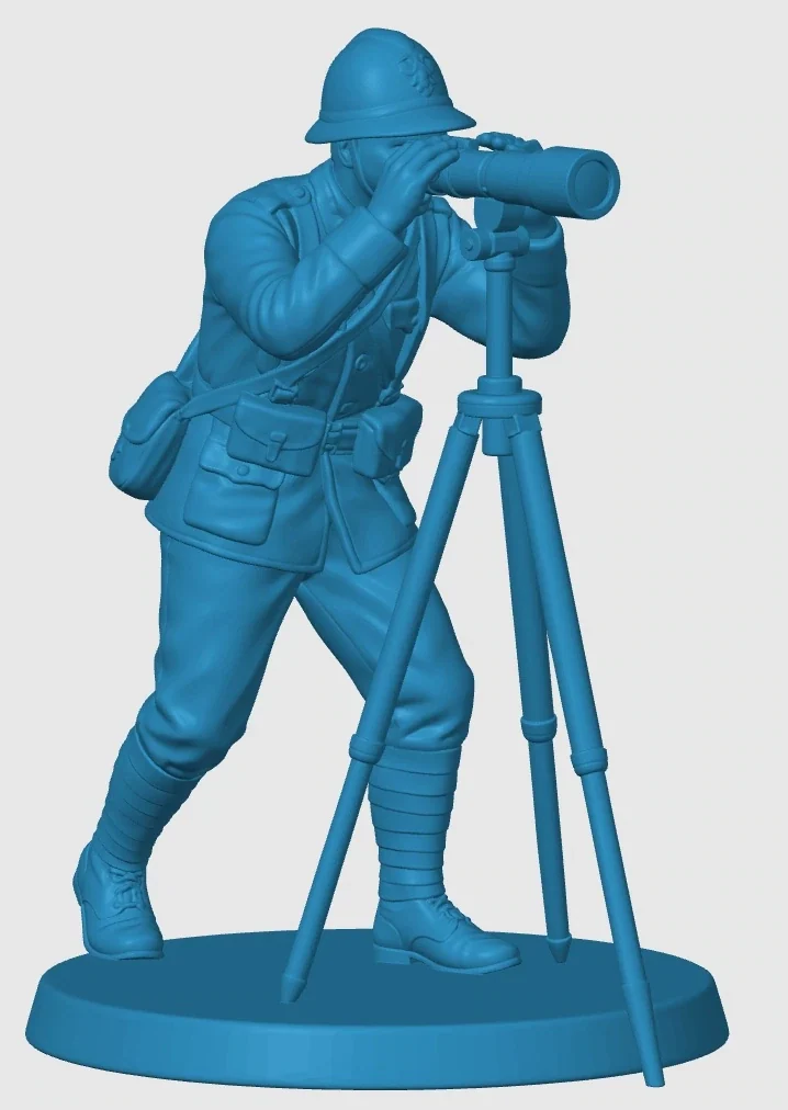View 4 of WWI Italian Infantry with Periscope
