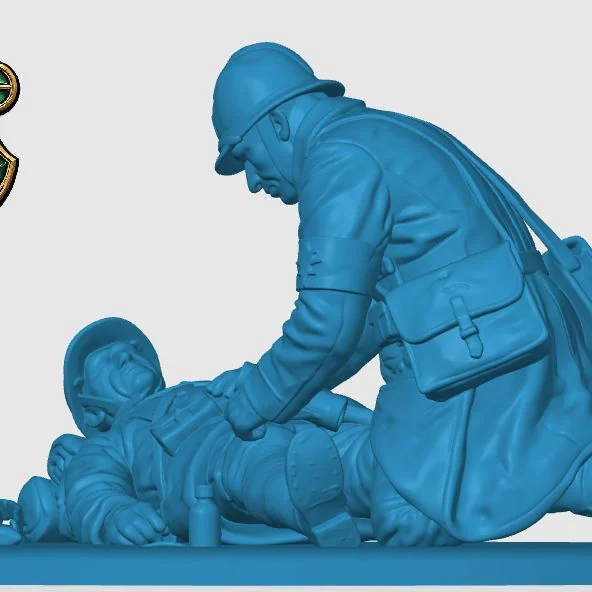 Vista 4 de WW1 French Medic