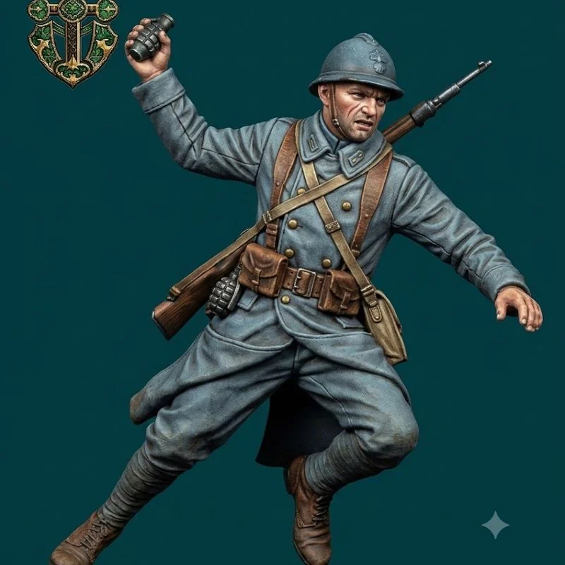 View 2 of WW1 French Infantryman 6
