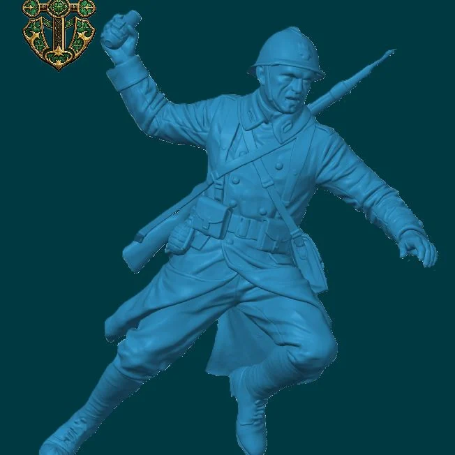 View 3 of WW1 French Infantryman 6