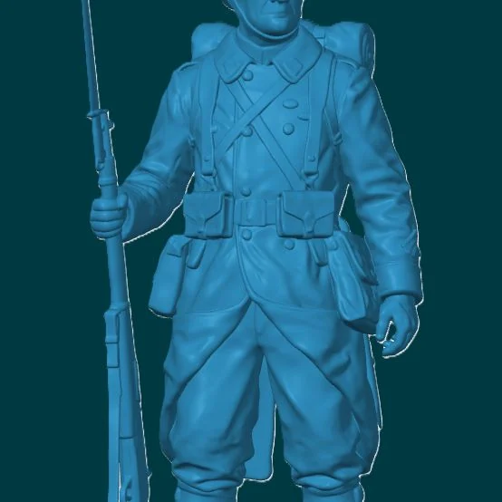 View 3 of WW1 French Infantryman 5