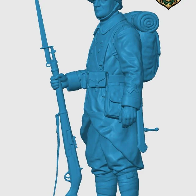 View 4 of WW1 French Infantryman 5