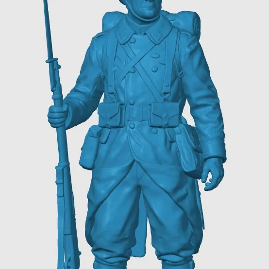 View 5 of WW1 French Infantryman 5