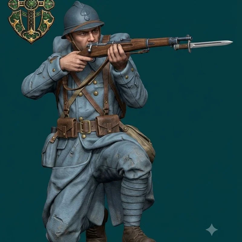 View 2 of WW1 French Infantryman 4