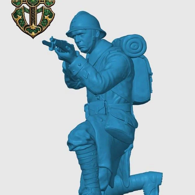 View 4 of WW1 French Infantryman 4
