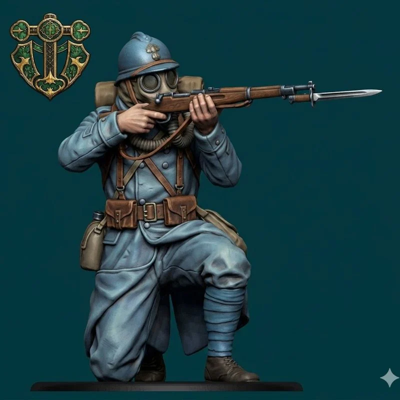 View 2 of WWI French Infantryman 3