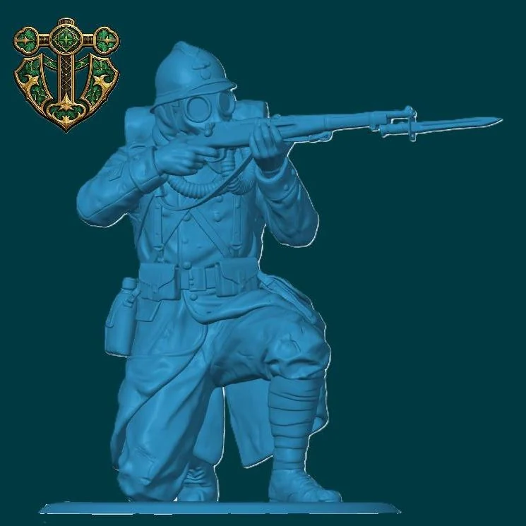 View 3 of WWI French Infantryman 3