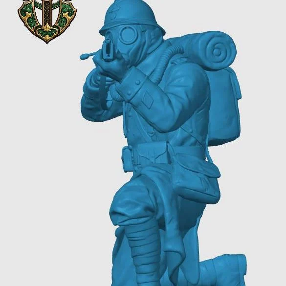 View 4 of WWI French Infantryman 3