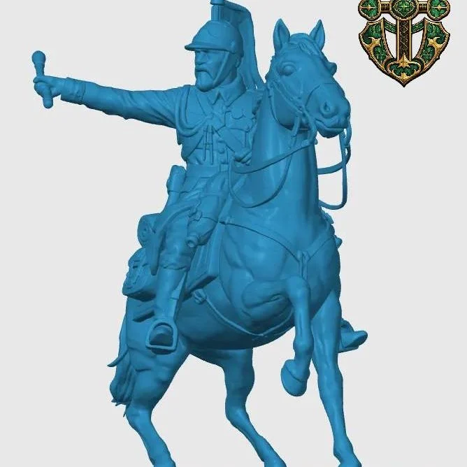 View 4 of WW1 French Mounted Cavalry Officer
