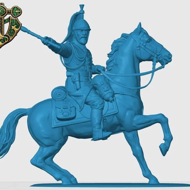 View 5 of WW1 French Mounted Cavalry Officer
