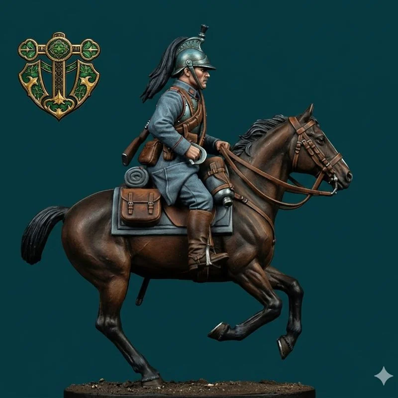 Vista 2 de WW1 French Mounted Cavalryman