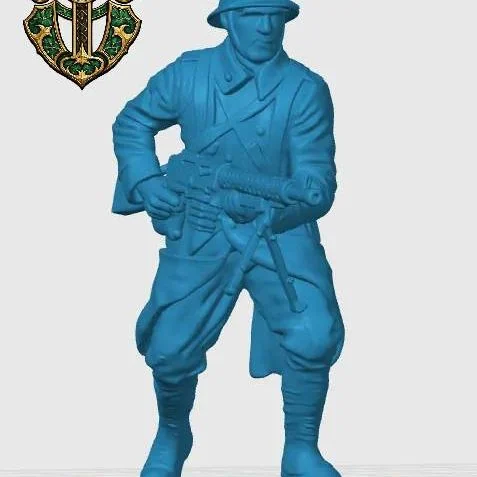 Vista 5 de French Charging Machine Gunner