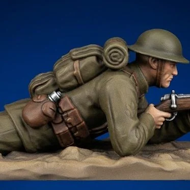 View 2 of WW1 American Infantry Soldier 9