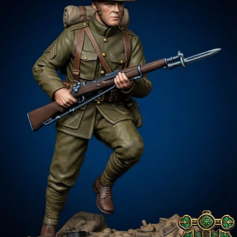Vista 2 de WW1 American Infantry Soldier 10