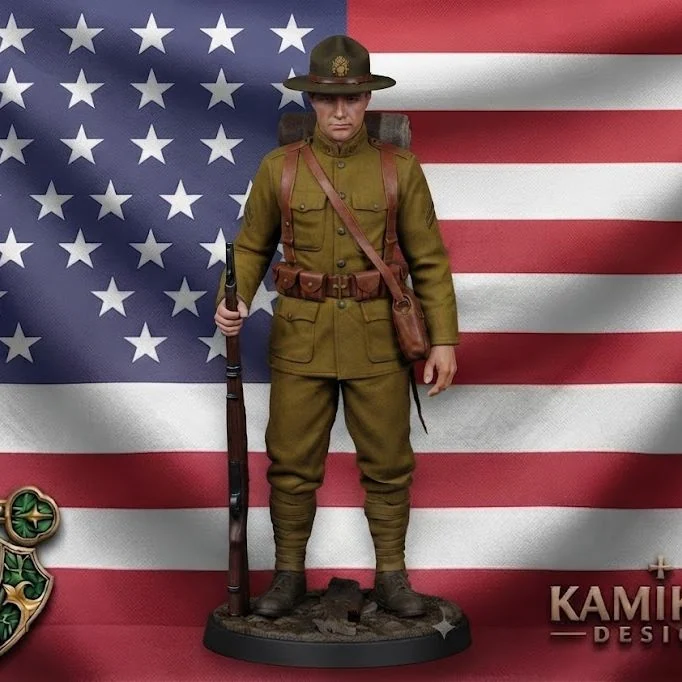 WW1 American Infantry Soldier 4