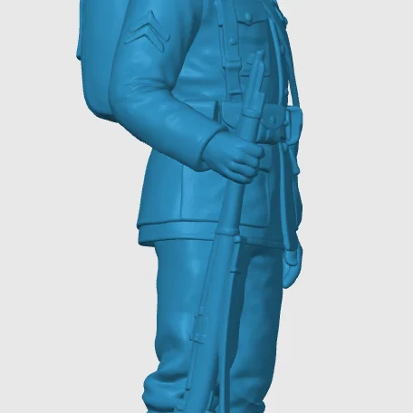 Vista 3 de WW1 American Infantry Soldier 4