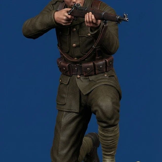 Vista 2 de WW1 American Infantry Soldier 6