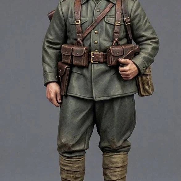 Vista 3 de WWI Russian Soldier 7