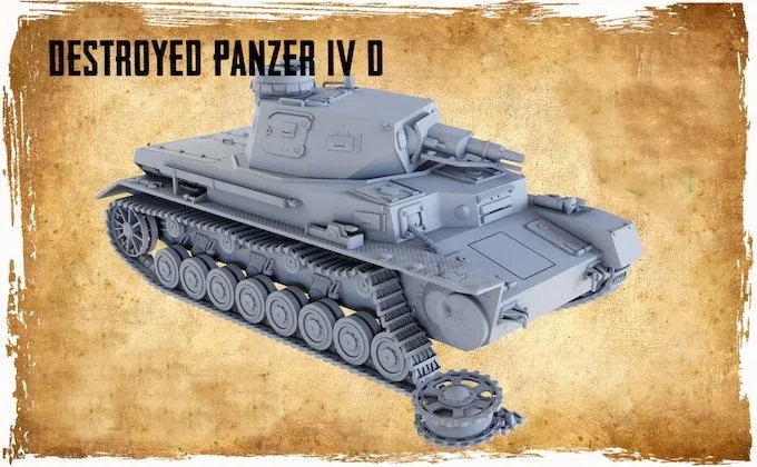 Panzer IV Ausf. D Destroyed