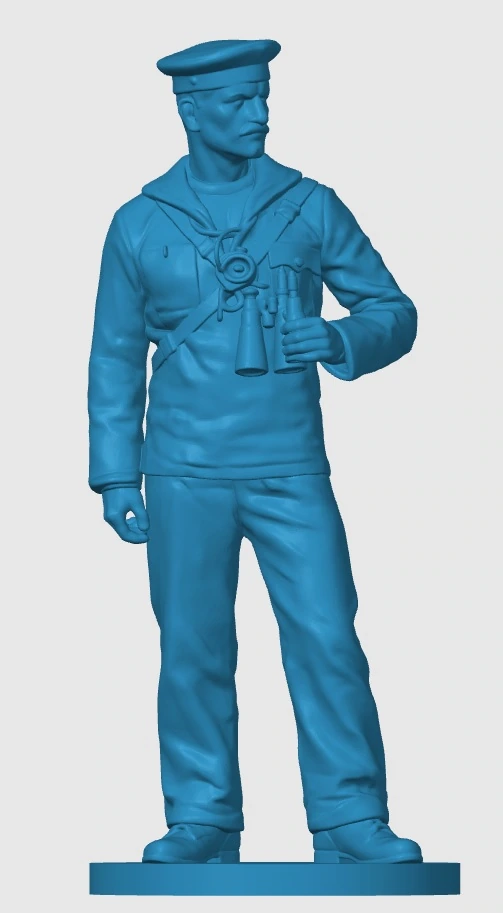 View 3 of WWI British Navy Sailor