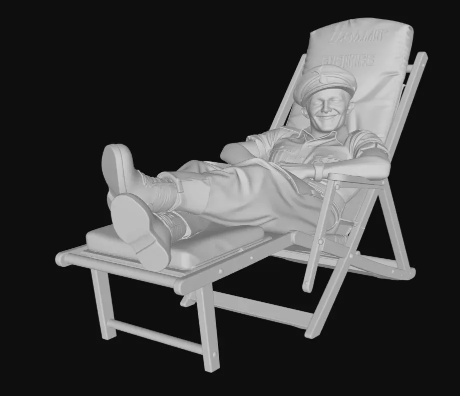 Vista 3 de Resting US Fighter Pilot